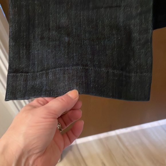 7 For All Mankind cropped dark denim jeans. New condition, barely worn. - Picture 4 of 7